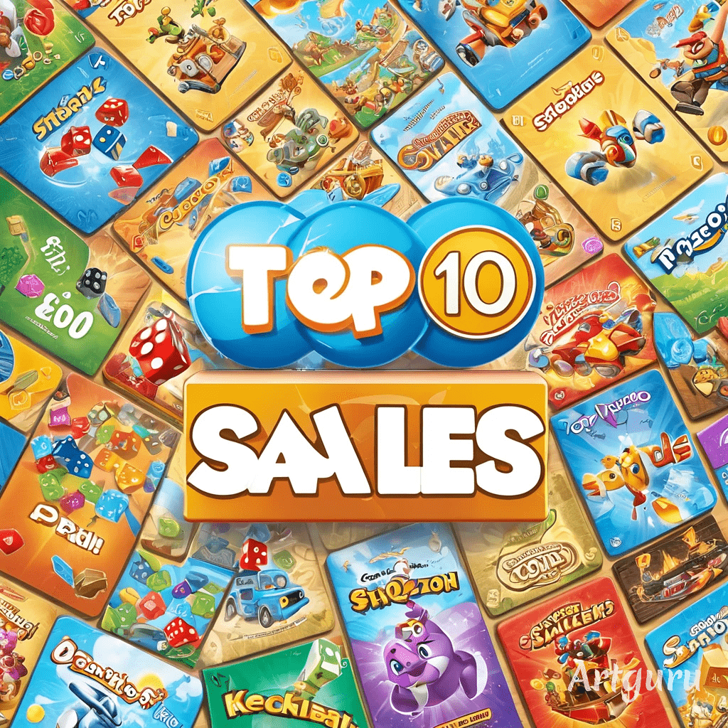 Top 10 Ventas juegos Amazon Agosto 2024